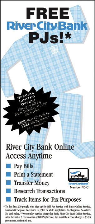 River City Bank PJ Ad